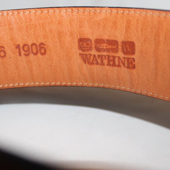 Exotic$ 495 Wathne Genuine Alligator Crocodile Belt Mint 36